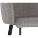 Griffin 38.75 inch November Grey / Bravo Cognac Barstool